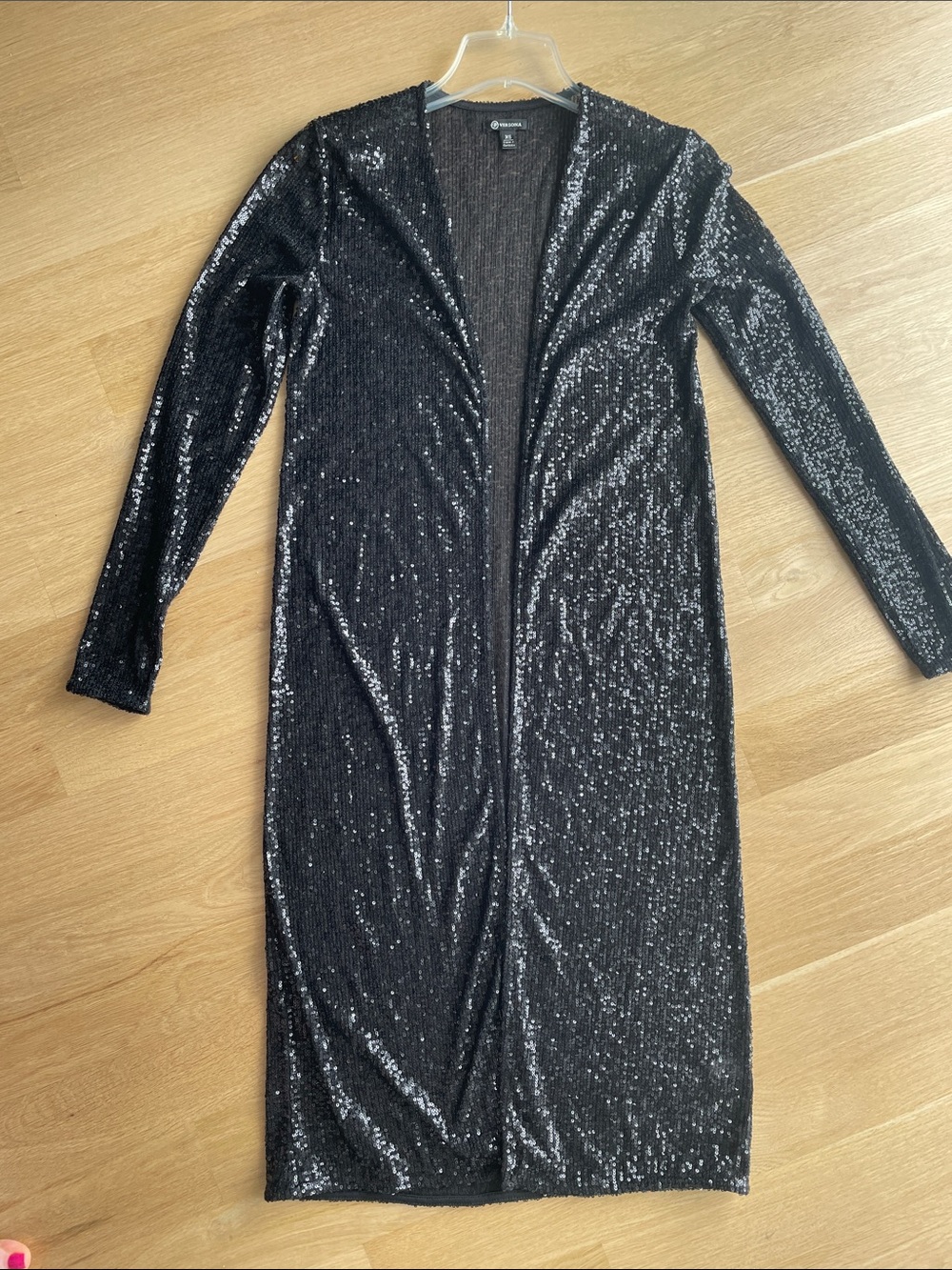 Versona Black Sparkly Cardigan